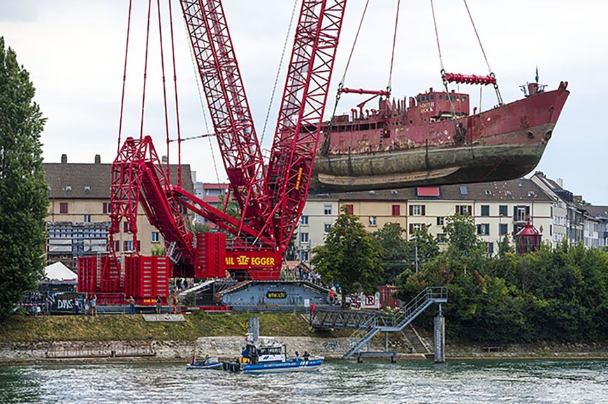 First jobs with V-frame on Liebherr LR 11000 produce excellent results